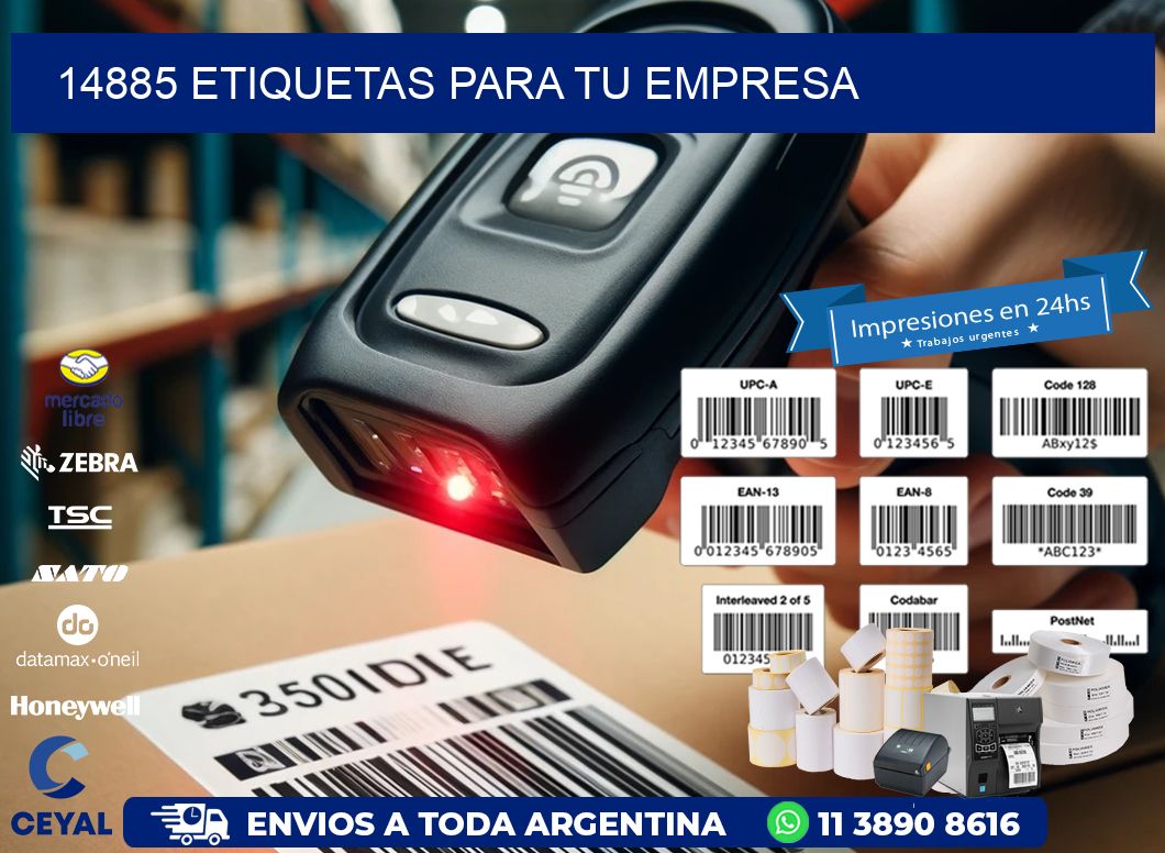 14885 etiquetas para tu empresa