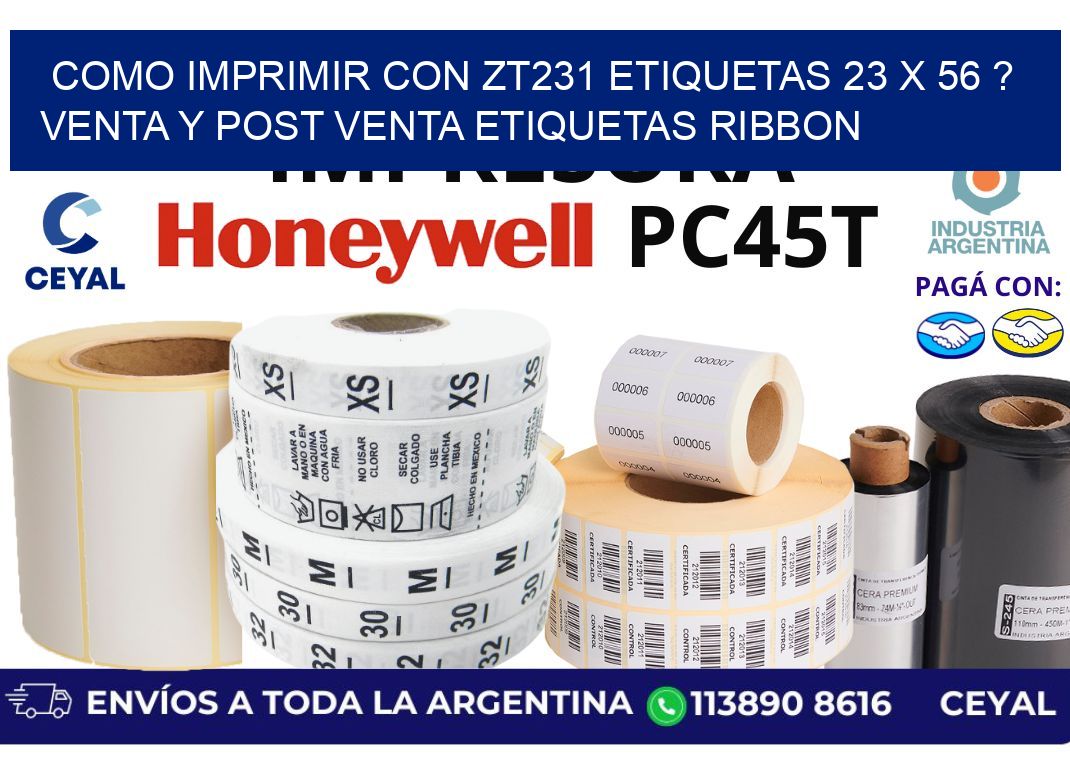 como imprimir con zt231 etiquetas 23 x 56 ? Venta y post venta etiquetas ribbon