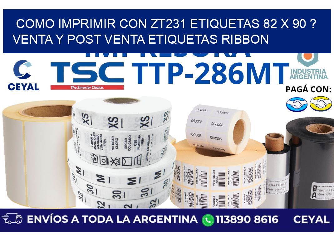 como imprimir con zt231 etiquetas 82 x 90 ? Venta y post venta etiquetas ribbon