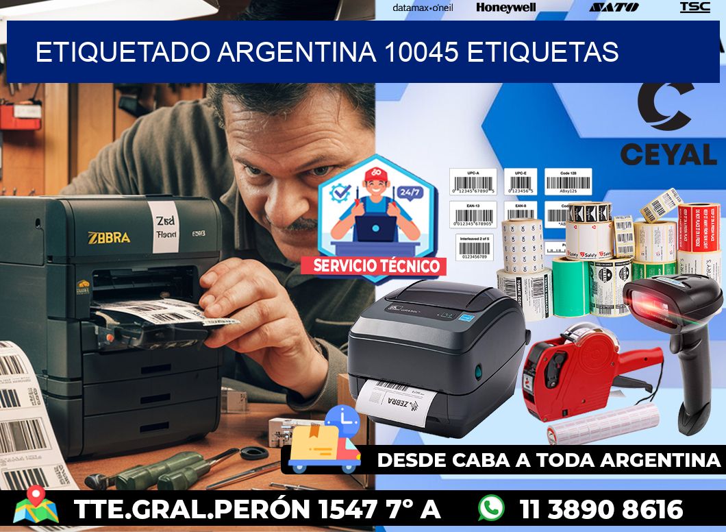 etiquetado argentina 10045 etiquetas