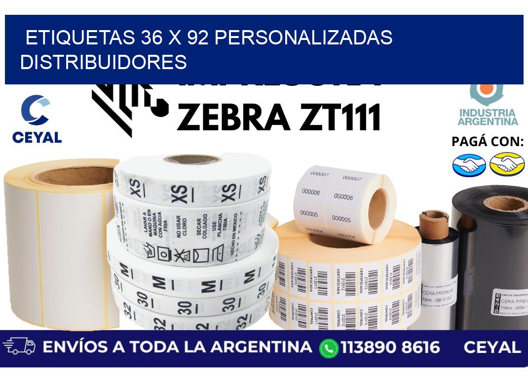 etiquetas 36 x 92 personalizadas distribuidores