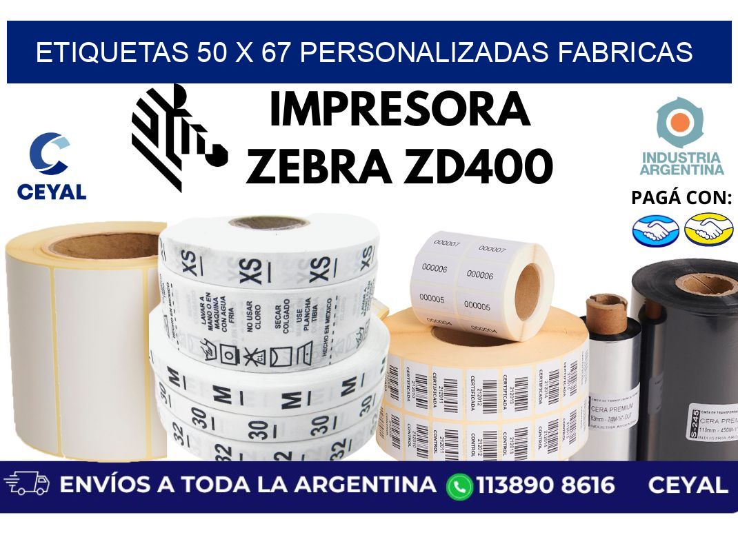 etiquetas 50 x 67 personalizadas fabricas