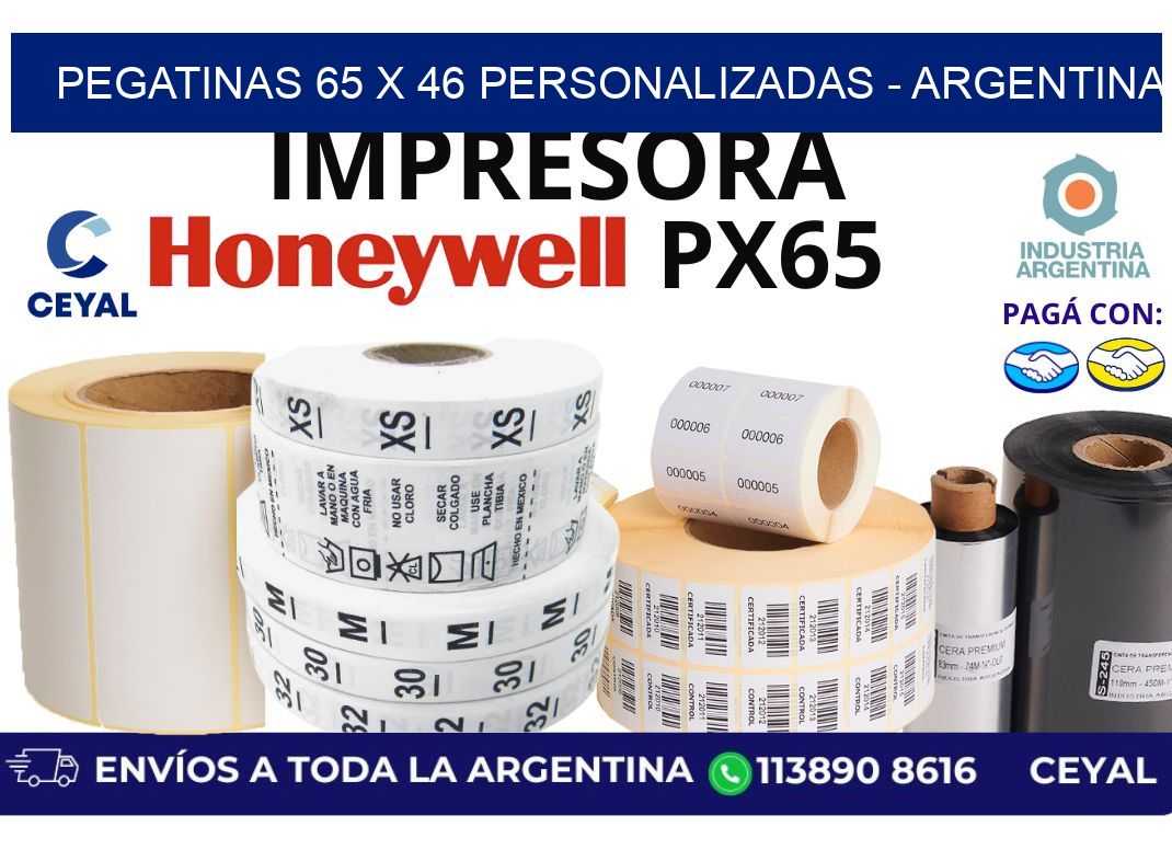 pegatinas 65 x 46 personalizadas - Argentina