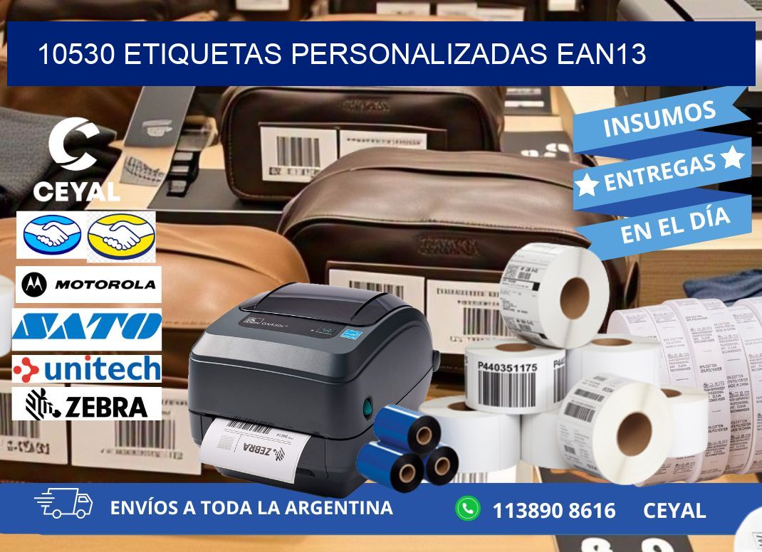10530 Etiquetas personalizadas ean13