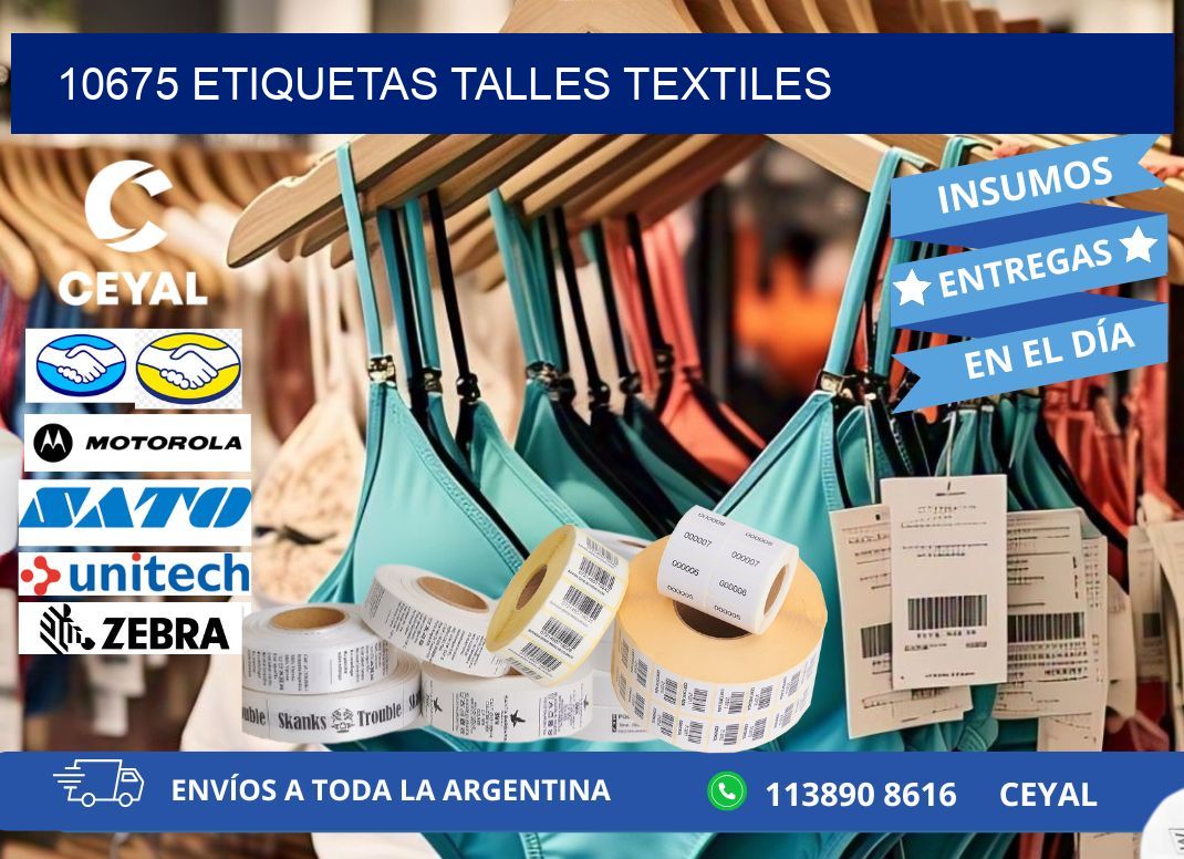 10675 ETIQUETAS TALLES TEXTILES