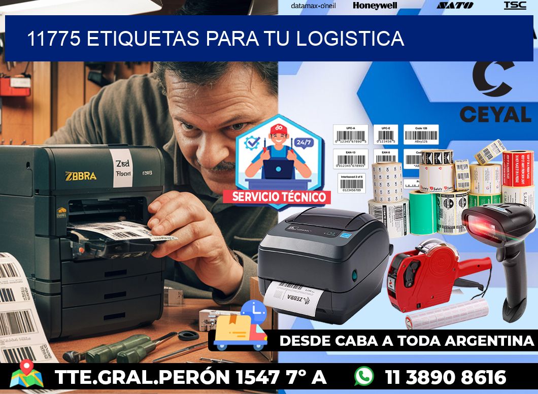 11775 etiquetas para tu logistica