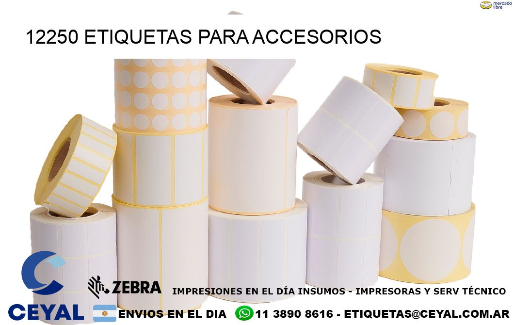 12250 Etiquetas para accesorios