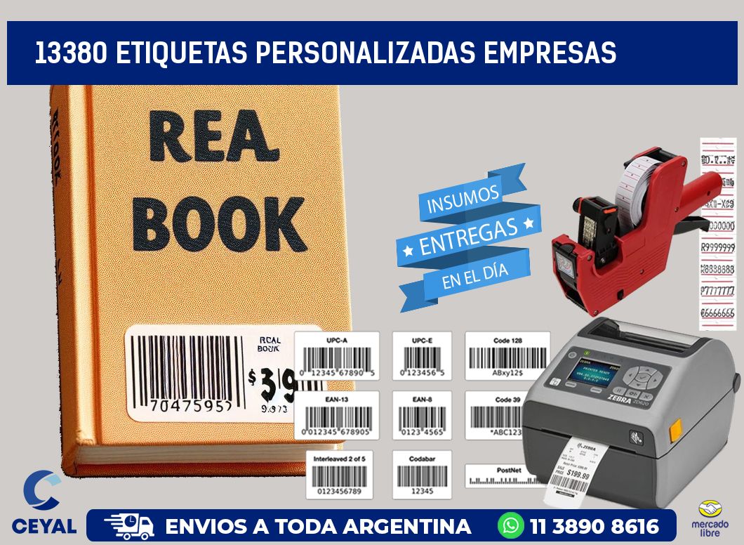 13380 Etiquetas personalizadas empresas