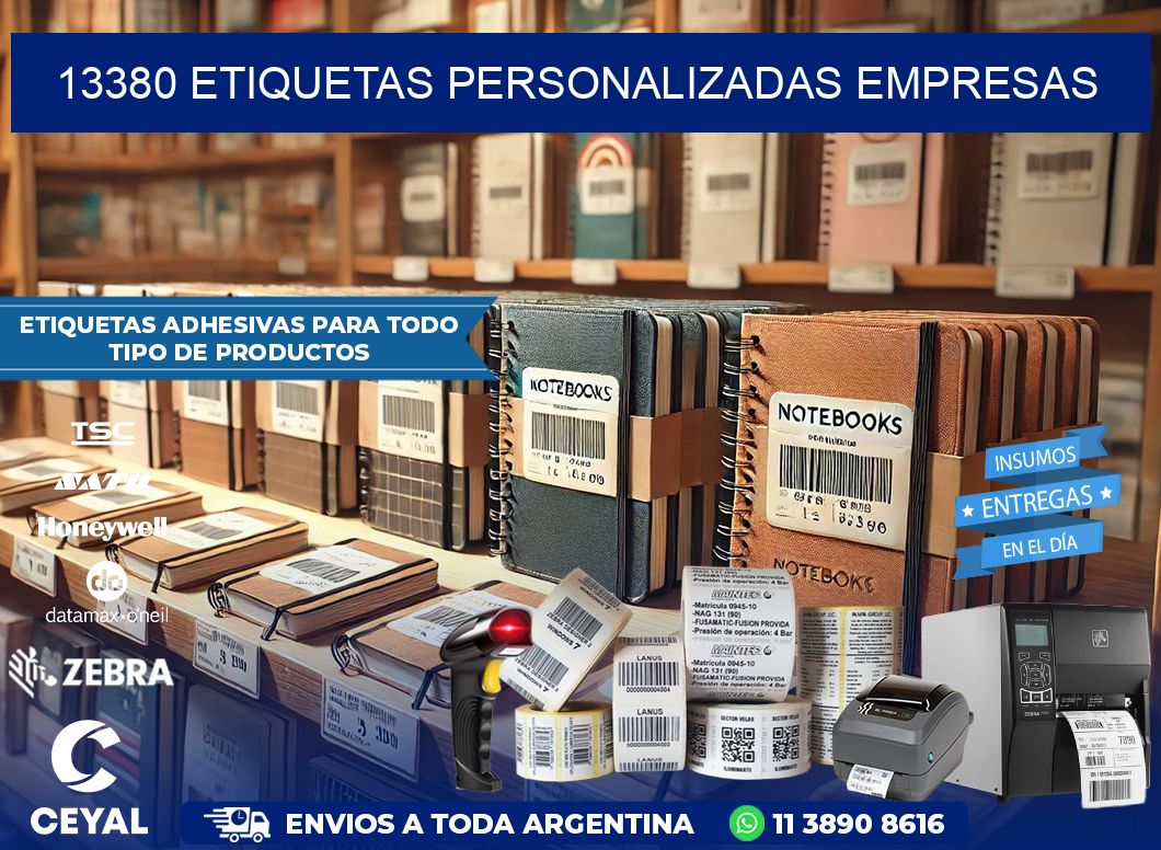 13380 Etiquetas personalizadas empresas