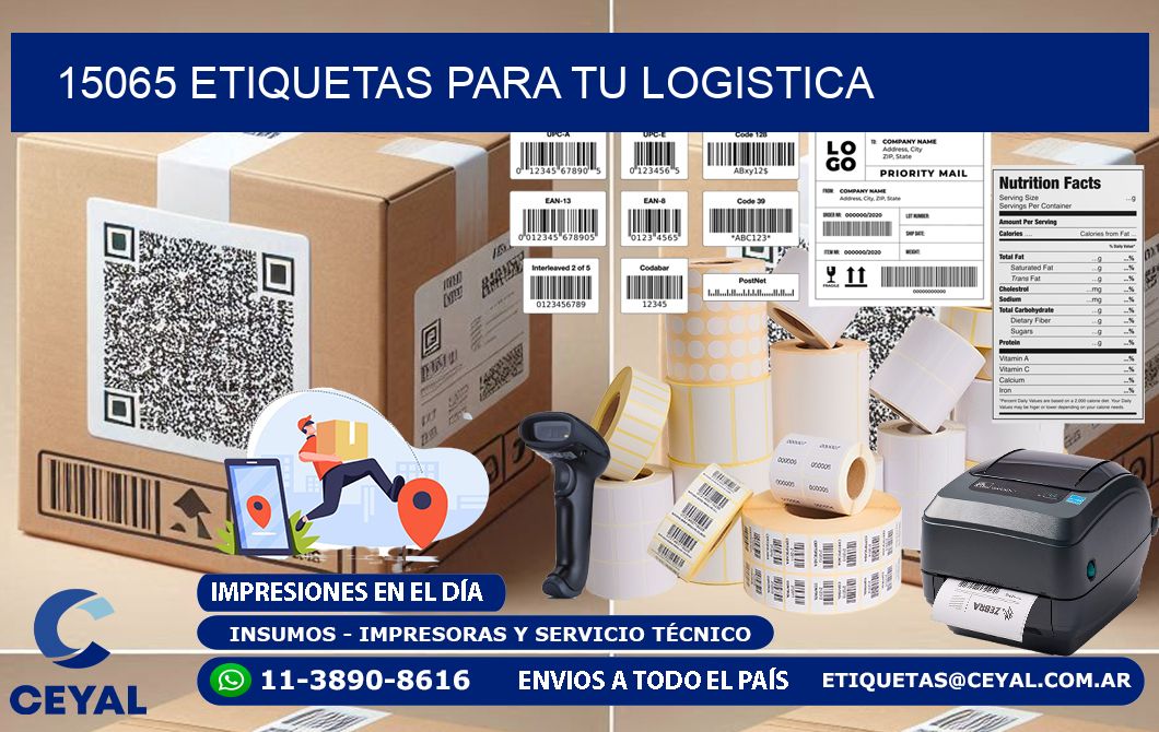 15065 etiquetas para tu logistica