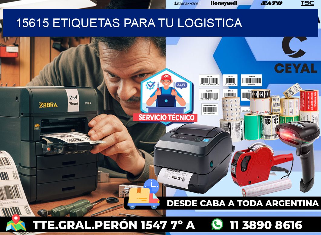 15615 etiquetas para tu logistica