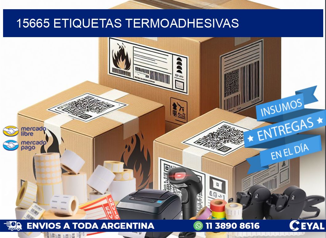 15665 etiquetas termoadhesivas