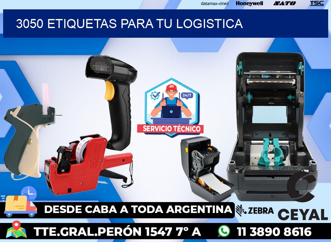 3050 etiquetas para tu logistica