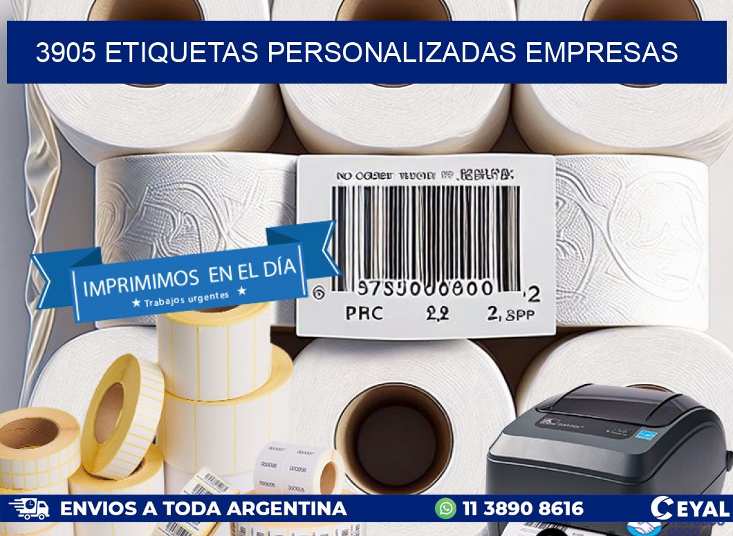 3905 Etiquetas personalizadas empresas