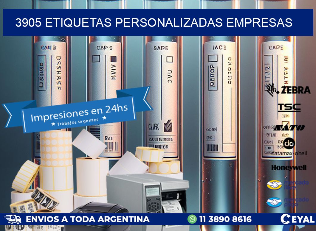 3905 Etiquetas personalizadas empresas