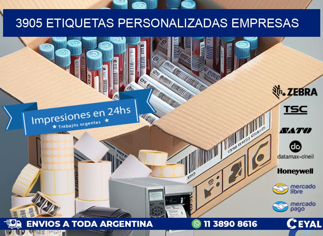 3905 Etiquetas personalizadas empresas