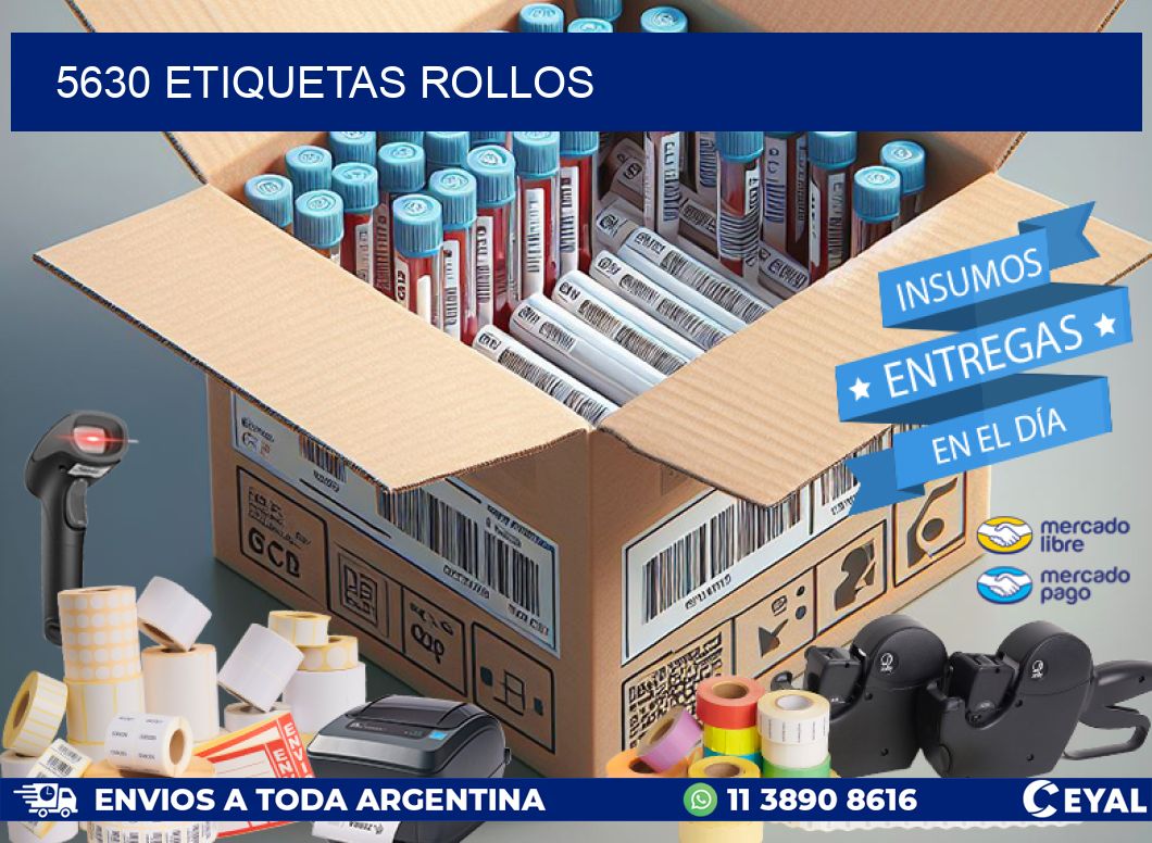 5630 etiquetas rollos