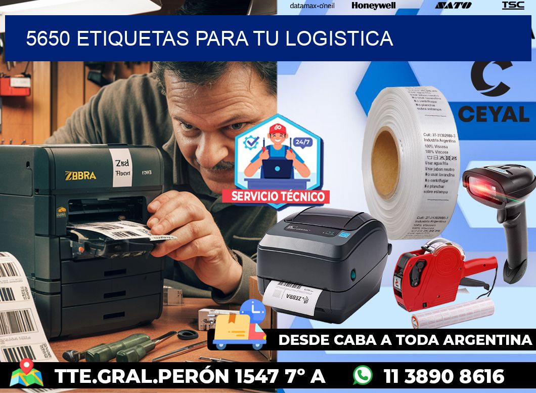 5650 etiquetas para tu logistica