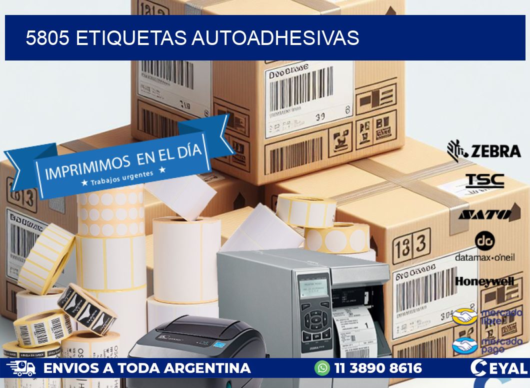 5805 etiquetas autoadhesivas