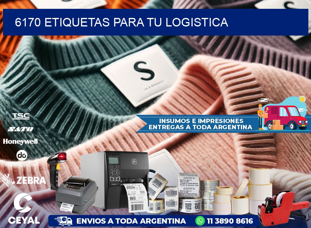 6170 etiquetas para tu logistica