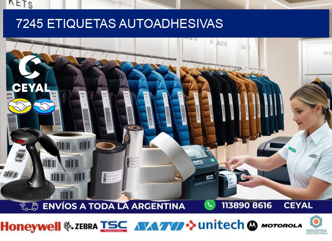 7245 etiquetas autoadhesivas