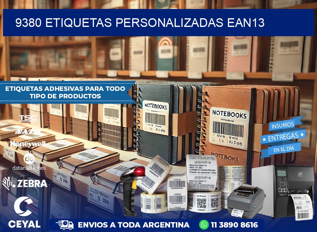 9380 Etiquetas personalizadas ean13