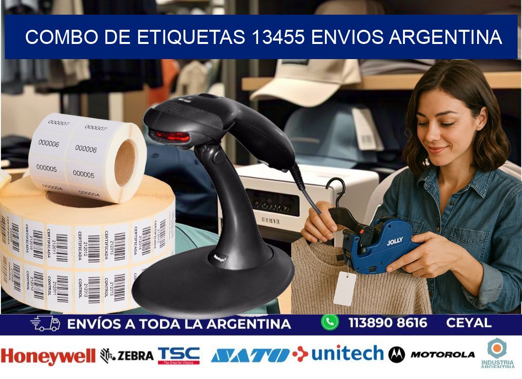 Combo de etiquetas 13455 ENVIOS ARGENTINA