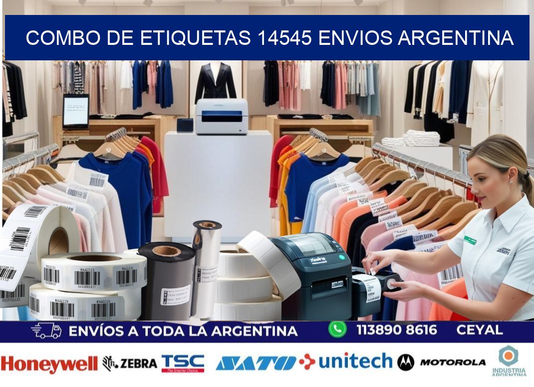 Combo de etiquetas 14545 ENVIOS ARGENTINA