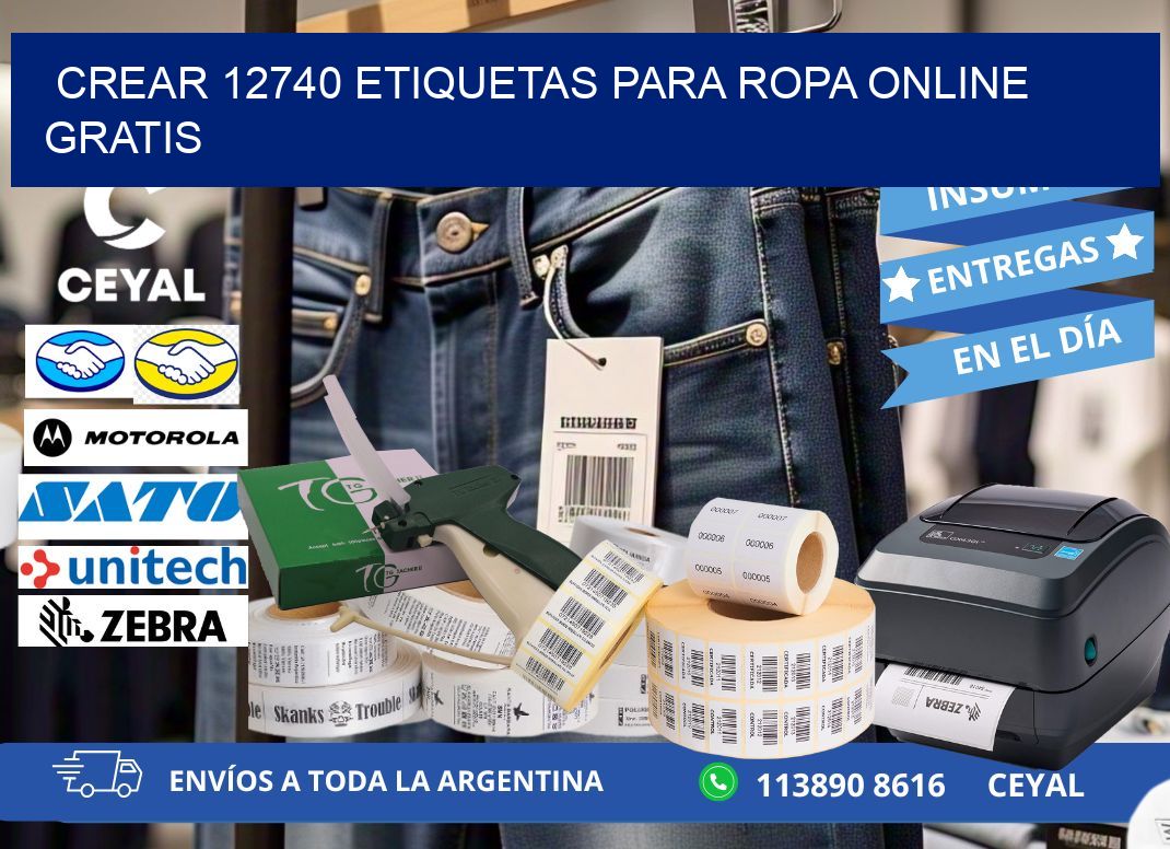 Crear 12740 etiquetas para ropa online gratis
