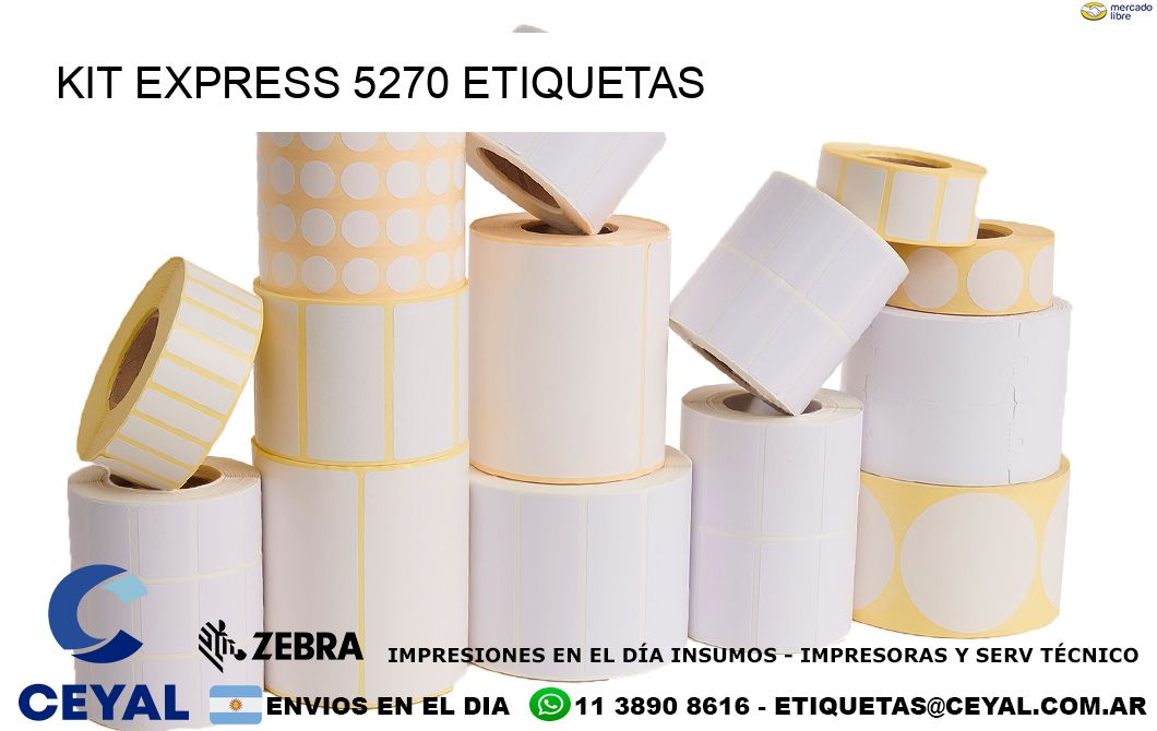 Kit express 5270 etiquetas