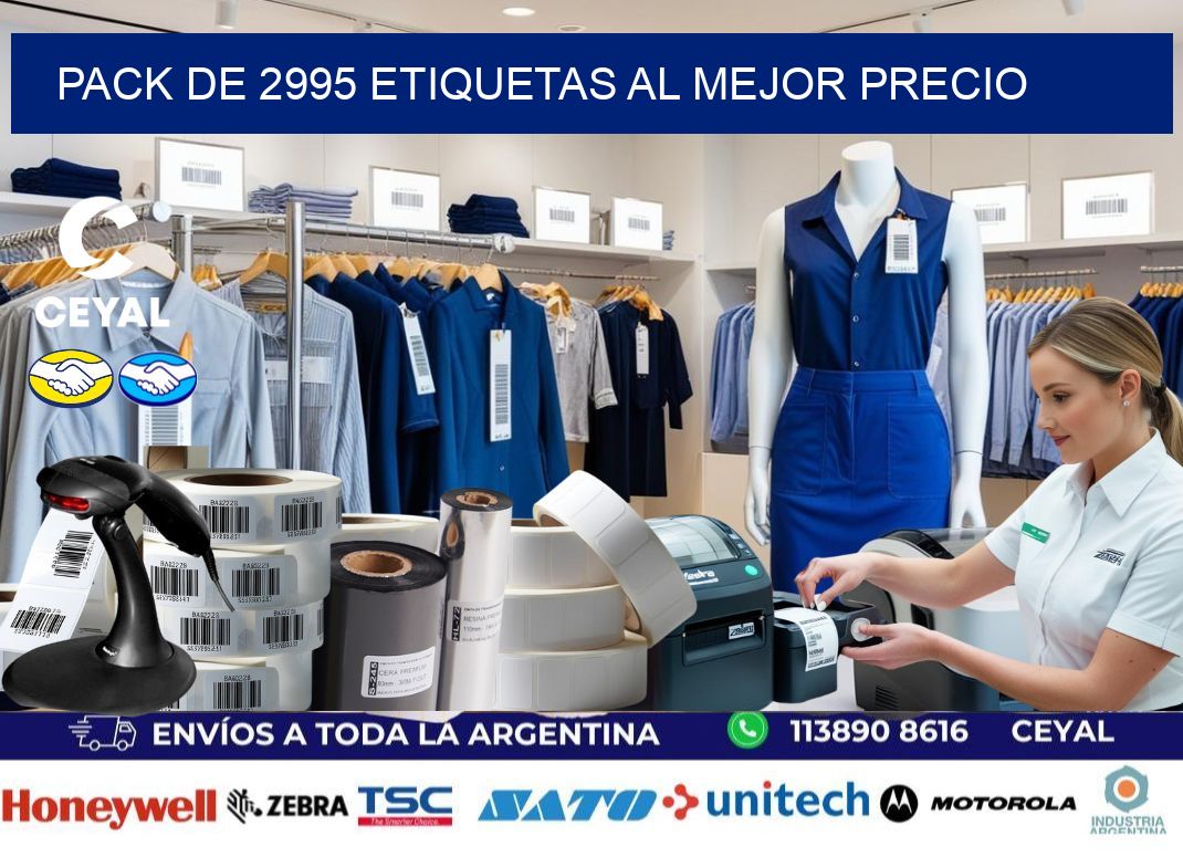 Pack de 2995 etiquetas al mejor precio