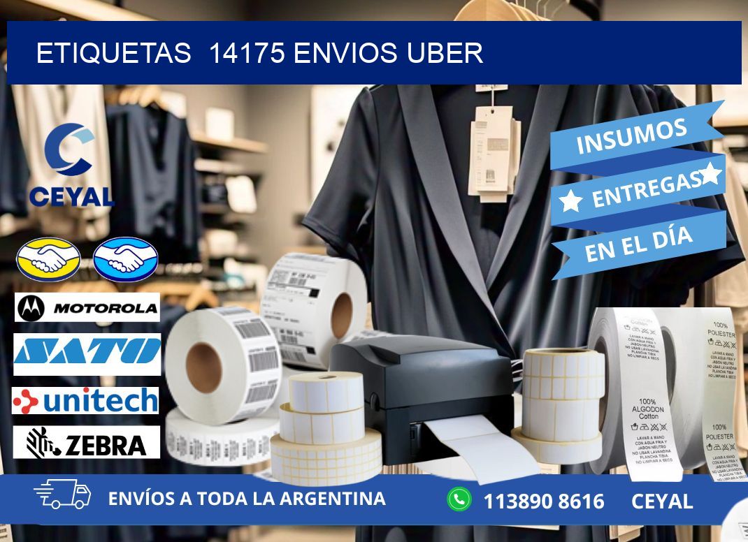 etiquetas  14175 ENVIOS UBER