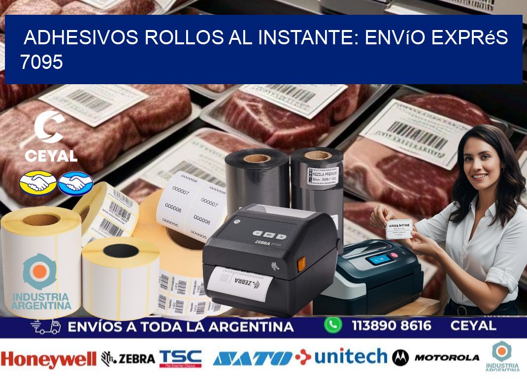 Adhesivos rollos al Instante: Envío Exprés 7095