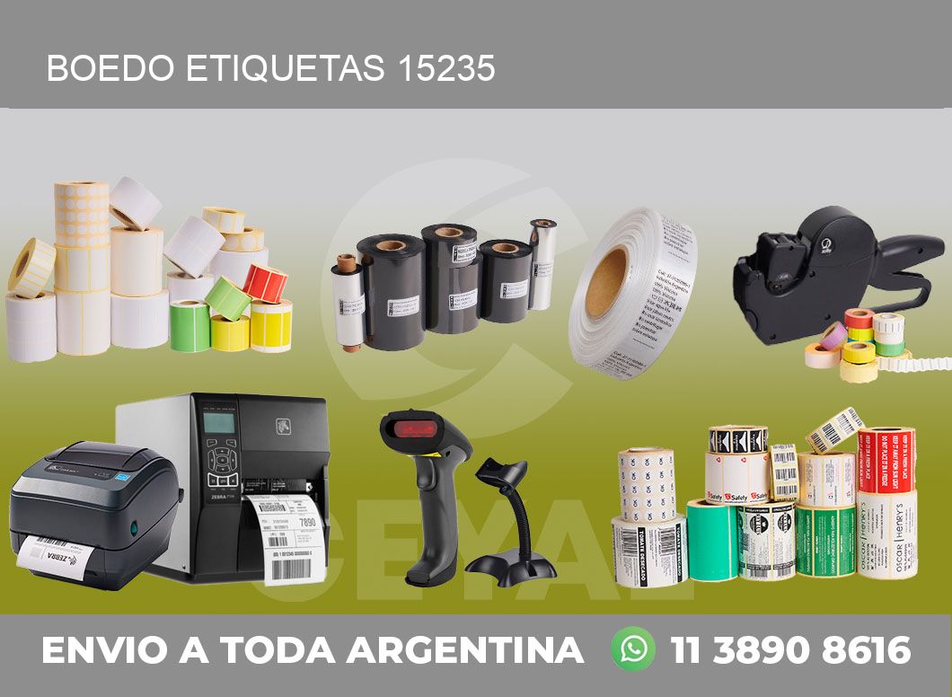 Boedo etiquetas 15235