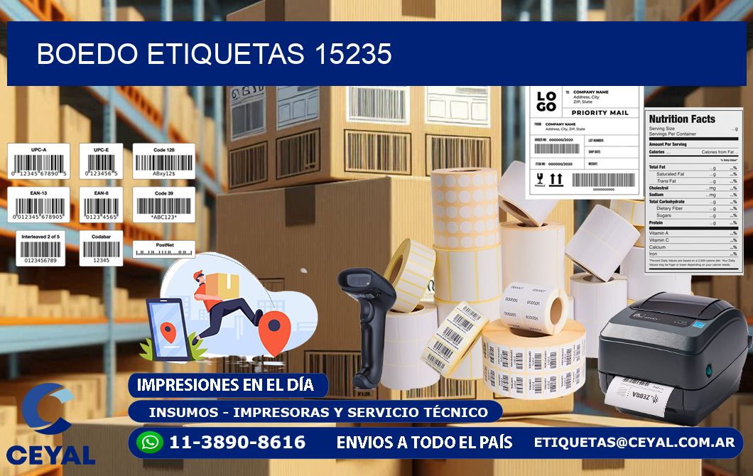 Boedo etiquetas 15235