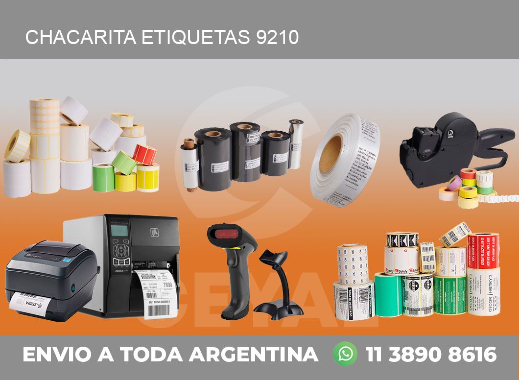 Chacarita etiquetas 9210