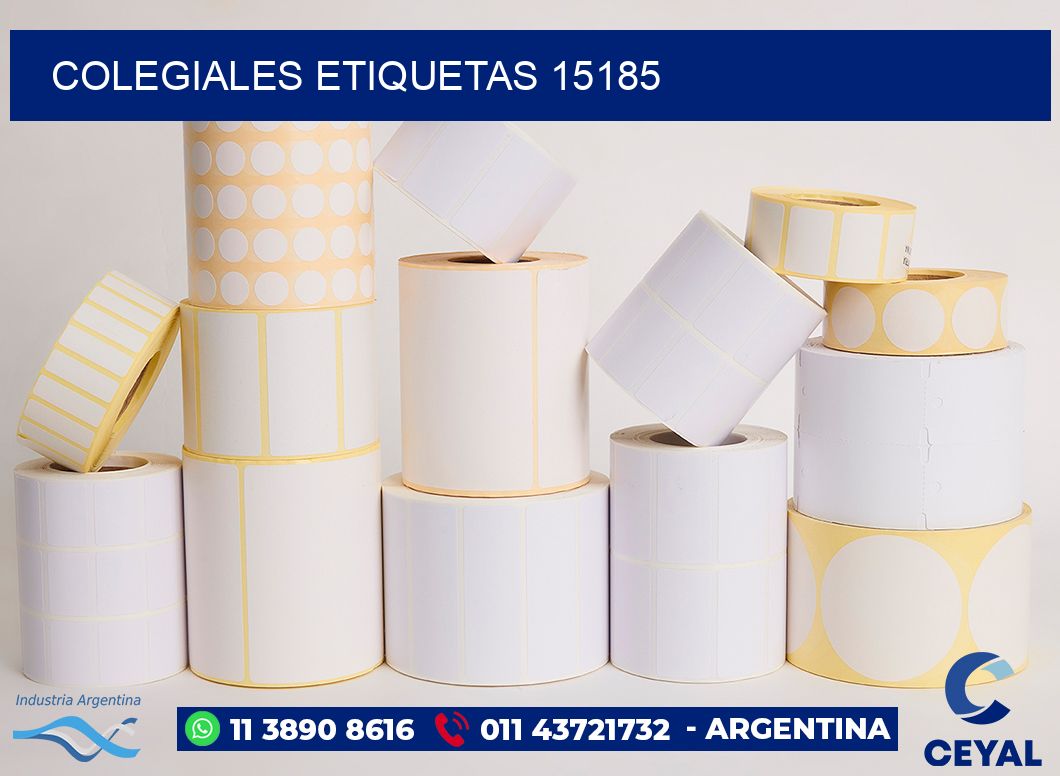 Colegiales etiquetas 15185