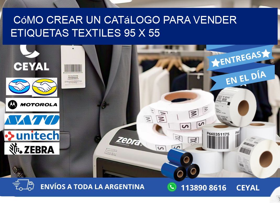 Cómo Crear un Catálogo para Vender Etiquetas Textiles 95 x 55