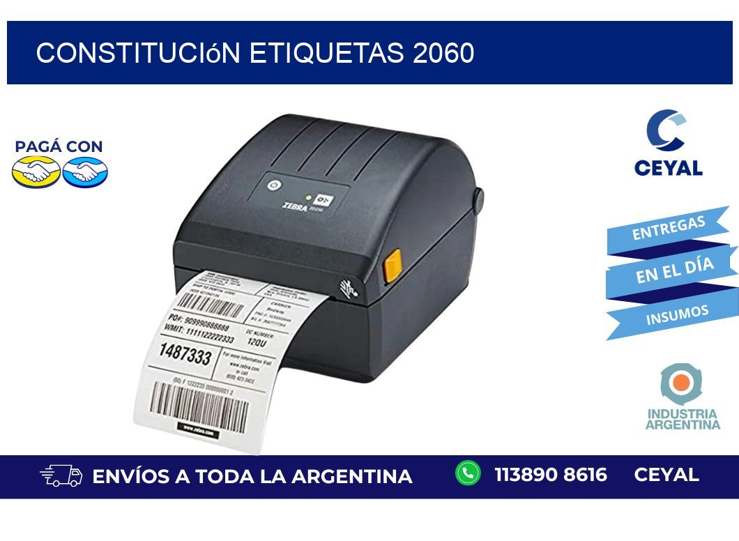 Constitución etiquetas 2060
