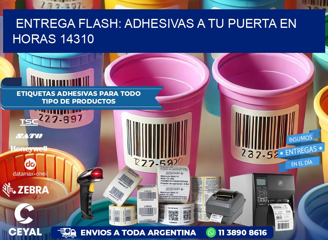 Entrega Flash: Adhesivas A Tu Puerta en Horas 14310