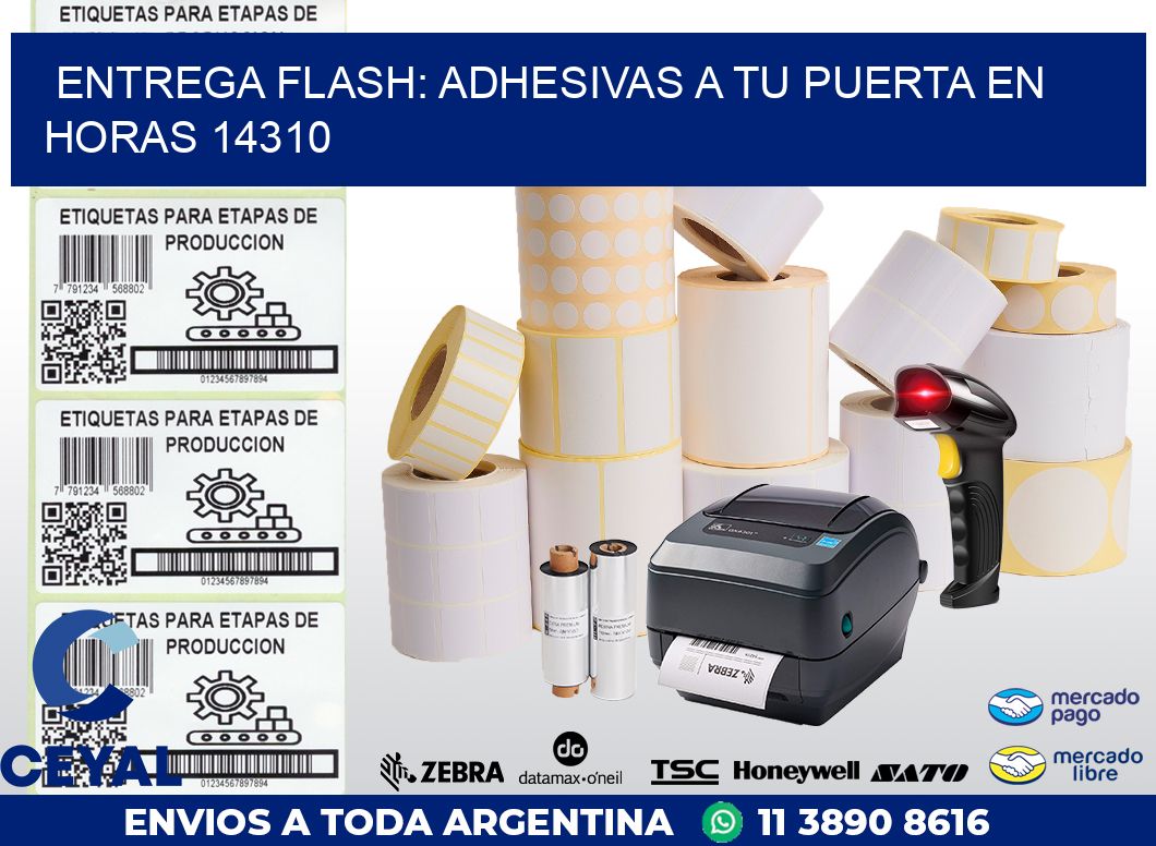 Entrega Flash: Adhesivas A Tu Puerta en Horas 14310