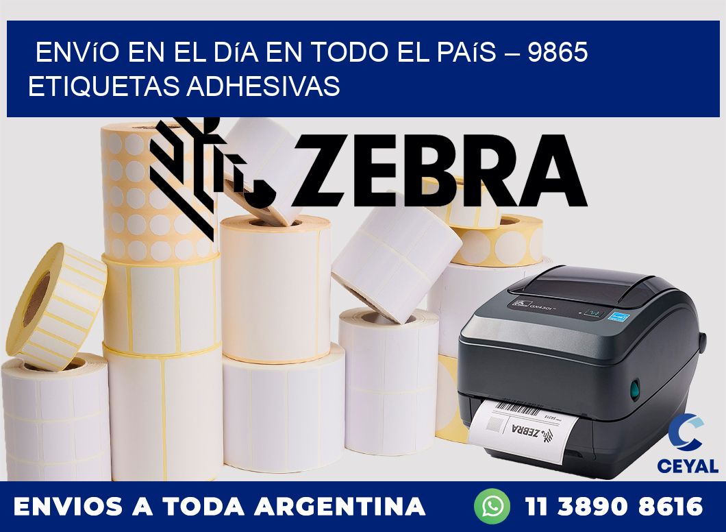 Envío en el Día en Todo el País – 9865 Etiquetas Adhesivas