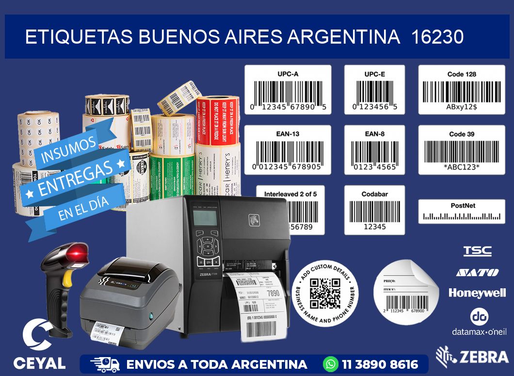 Etiquetas Buenos Aires Argentina  16230