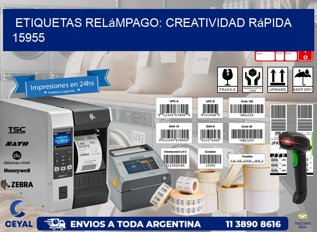 Etiquetas Relámpago: Creatividad Rápida 15955