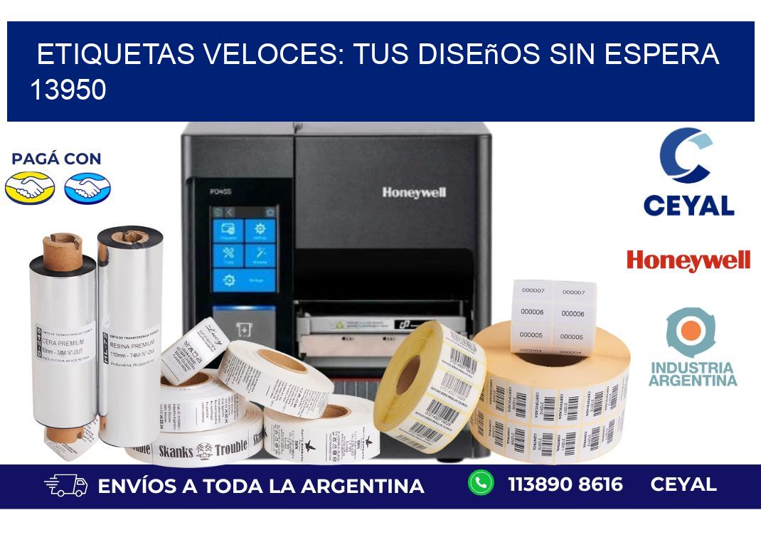 Etiquetas Veloces: Tus Diseños sin Espera 13950
