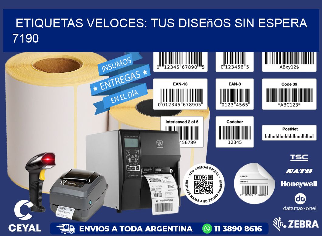 Etiquetas Veloces: Tus Diseños sin Espera 7190
