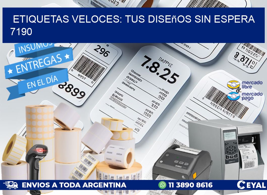 Etiquetas Veloces: Tus Diseños sin Espera 7190