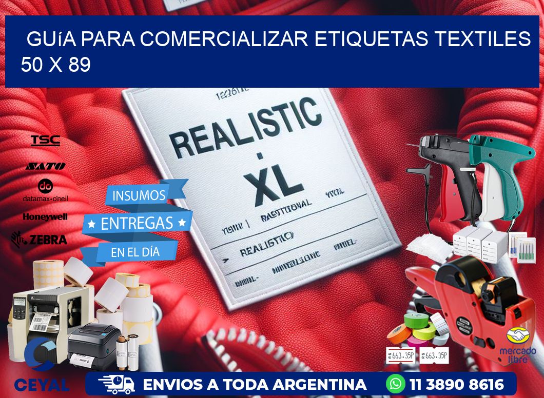 Guía para Comercializar Etiquetas Textiles 50 x 89