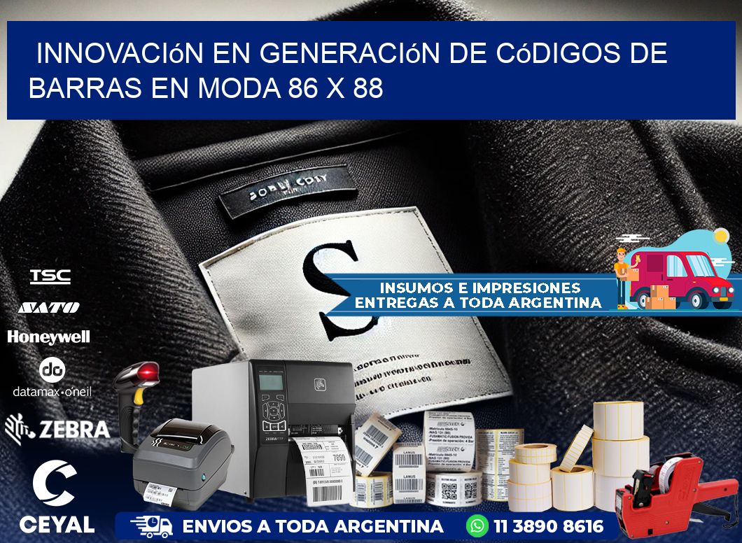 Innovación en Generación de Códigos de Barras en Moda 86 x 88