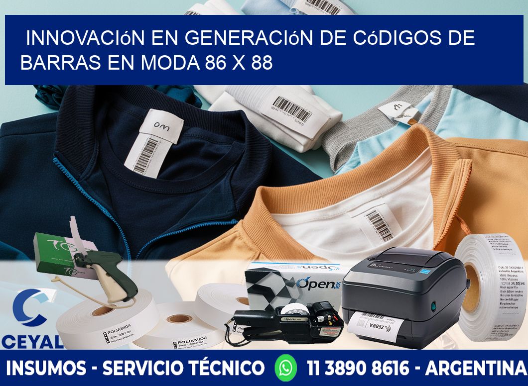 Innovación en Generación de Códigos de Barras en Moda 86 x 88